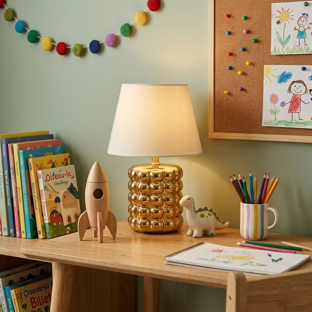 LAMPE DE TABLE BUBLLES GOLD