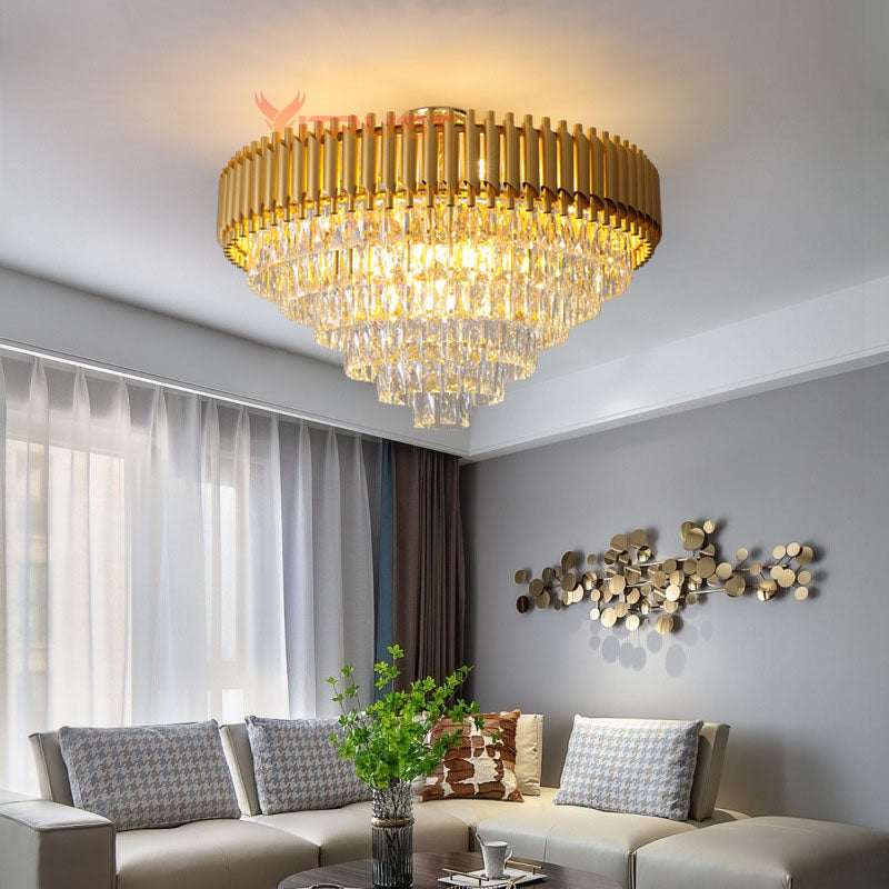LUSTRE OPTIMO DORÉ