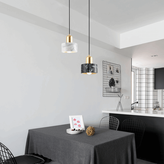 SUSPENSION MARBITO BLANC