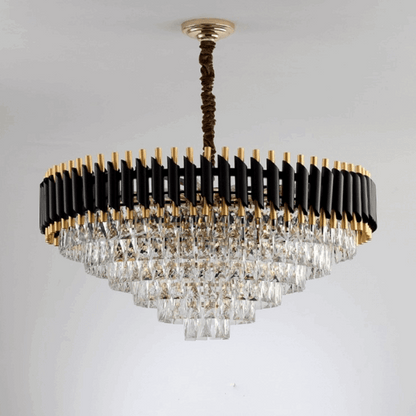 LUSTRE OPTIMO DORÉ & NOIR