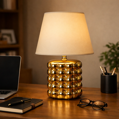 LAMPE DE TABLE BUBLLES GOLD