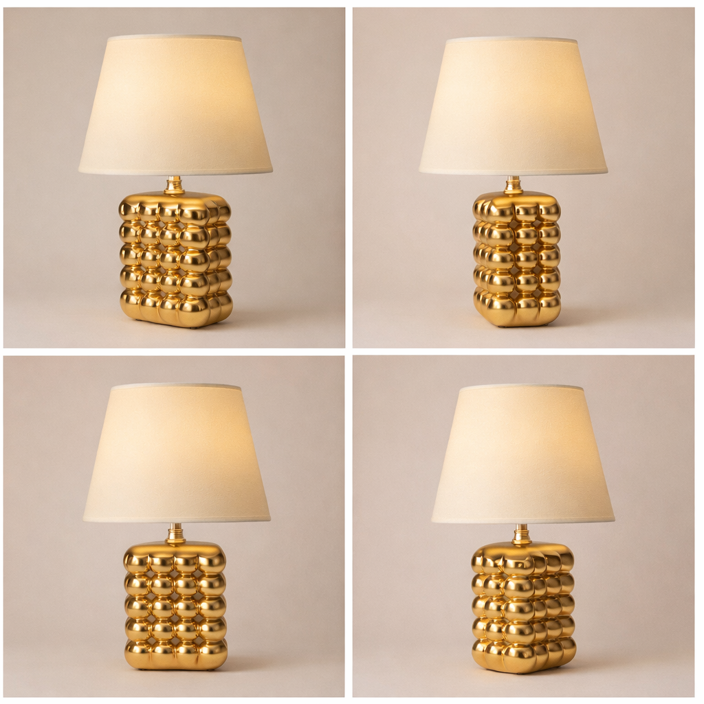 LAMPE DE TABLE BUBLLES GOLD