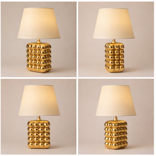 LAMPE DE TABLE BUBLLES GOLD