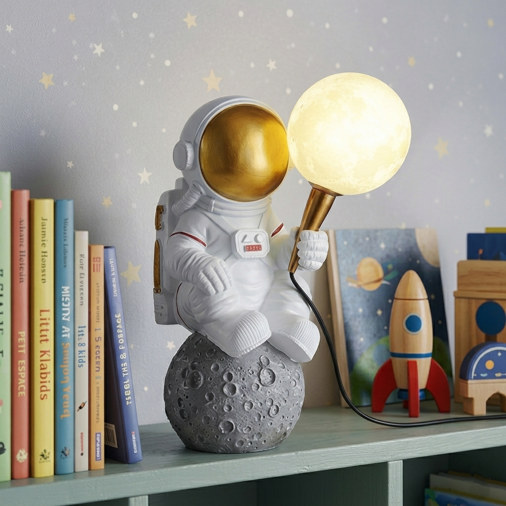 LAMPE DE TABLE ASTRONAUTE