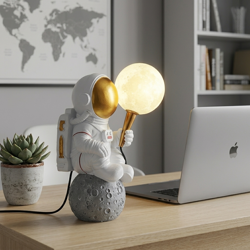 LAMPE DE TABLE ASTRONAUTE