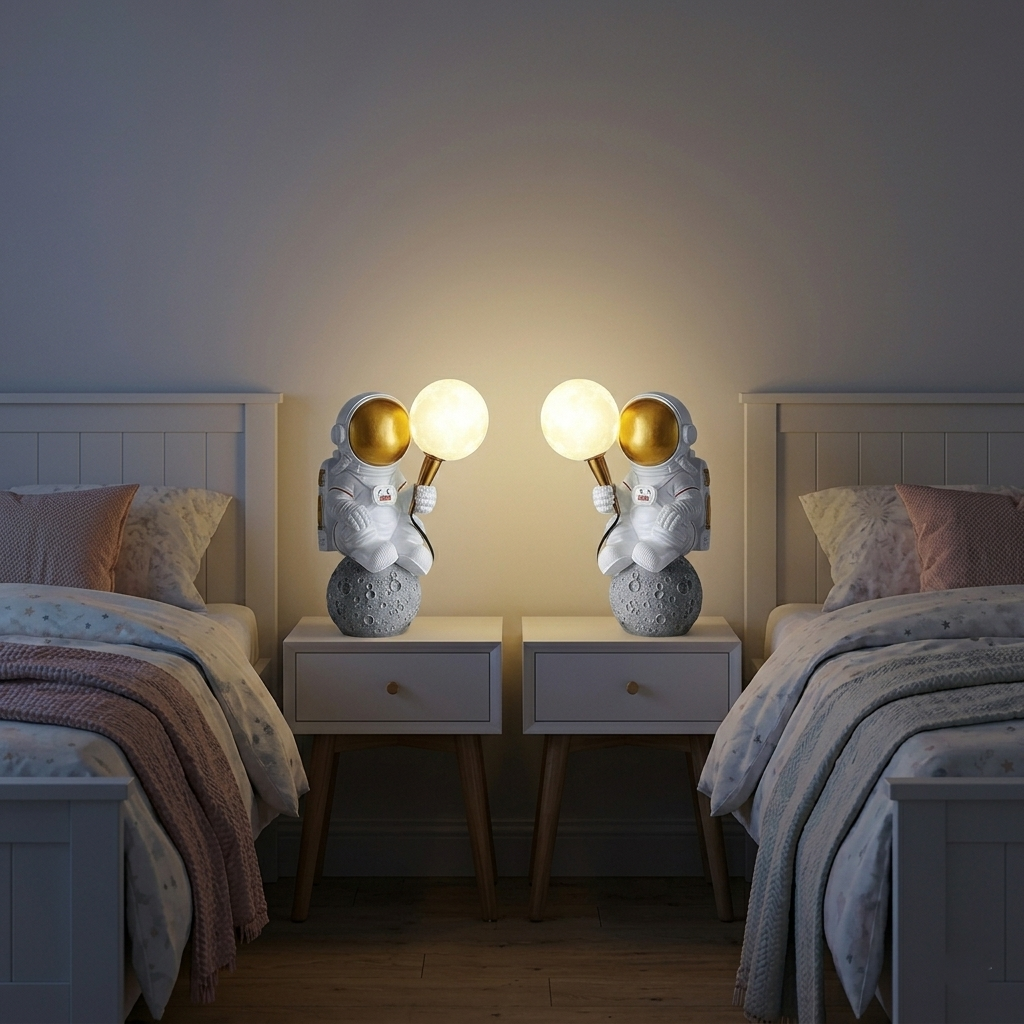 LAMPE DE TABLE ASTRONAUTE
