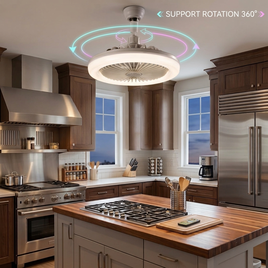 Lampe Ventilateur de Plafond LED OSRAB