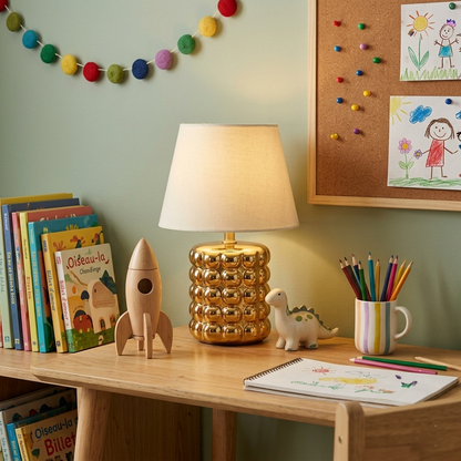 LAMPE DE TABLE BUBLLES GOLD