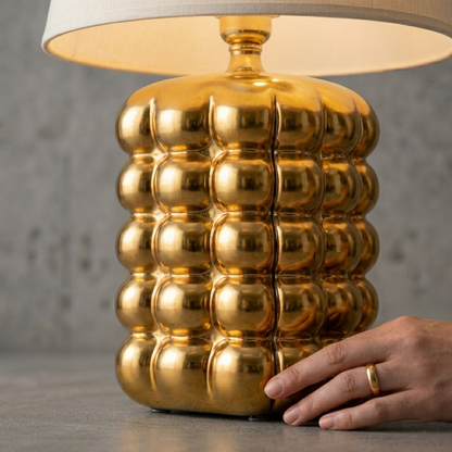 LAMPE DE TABLE BUBLLES GOLD