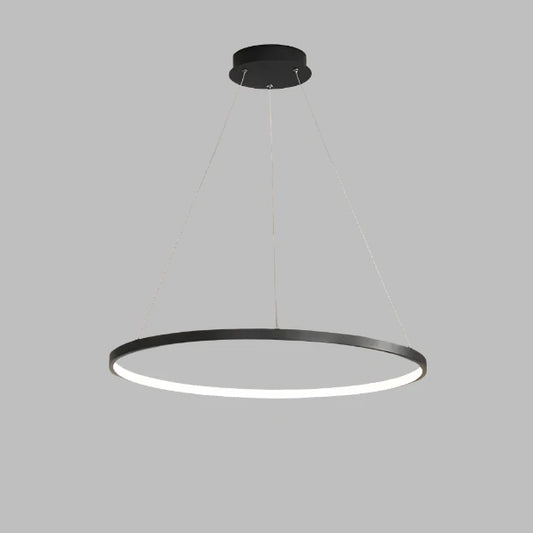 SUSPENSION ANNEAU NOIR
